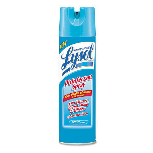 Lysol Disinfectant Spray, Fresh, 19oz Aerosol, 12/ctn