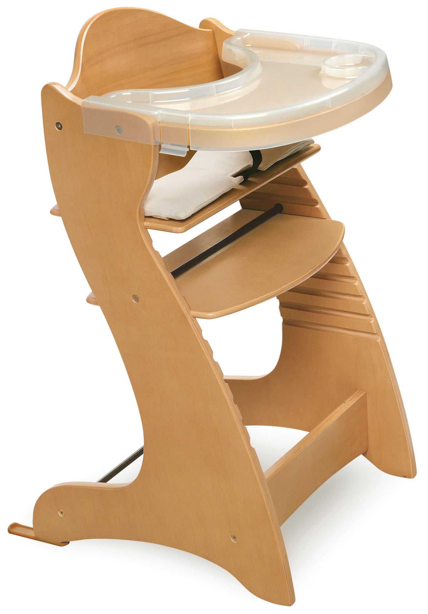 Badger Basket Embassy Wood High Chair - Natural Finish ...