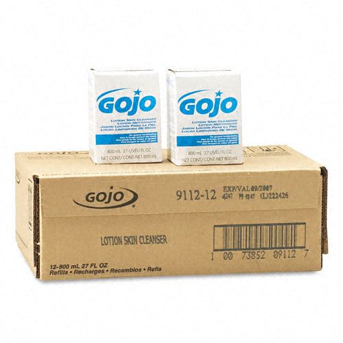 GOJO GOJ911212CT 800-ml Bag-in-Box Refills