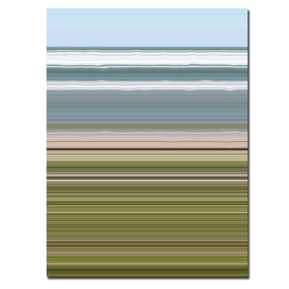 Trademark Global Michelle Calkins  'Sky Water Beach Grass' Canvas Art