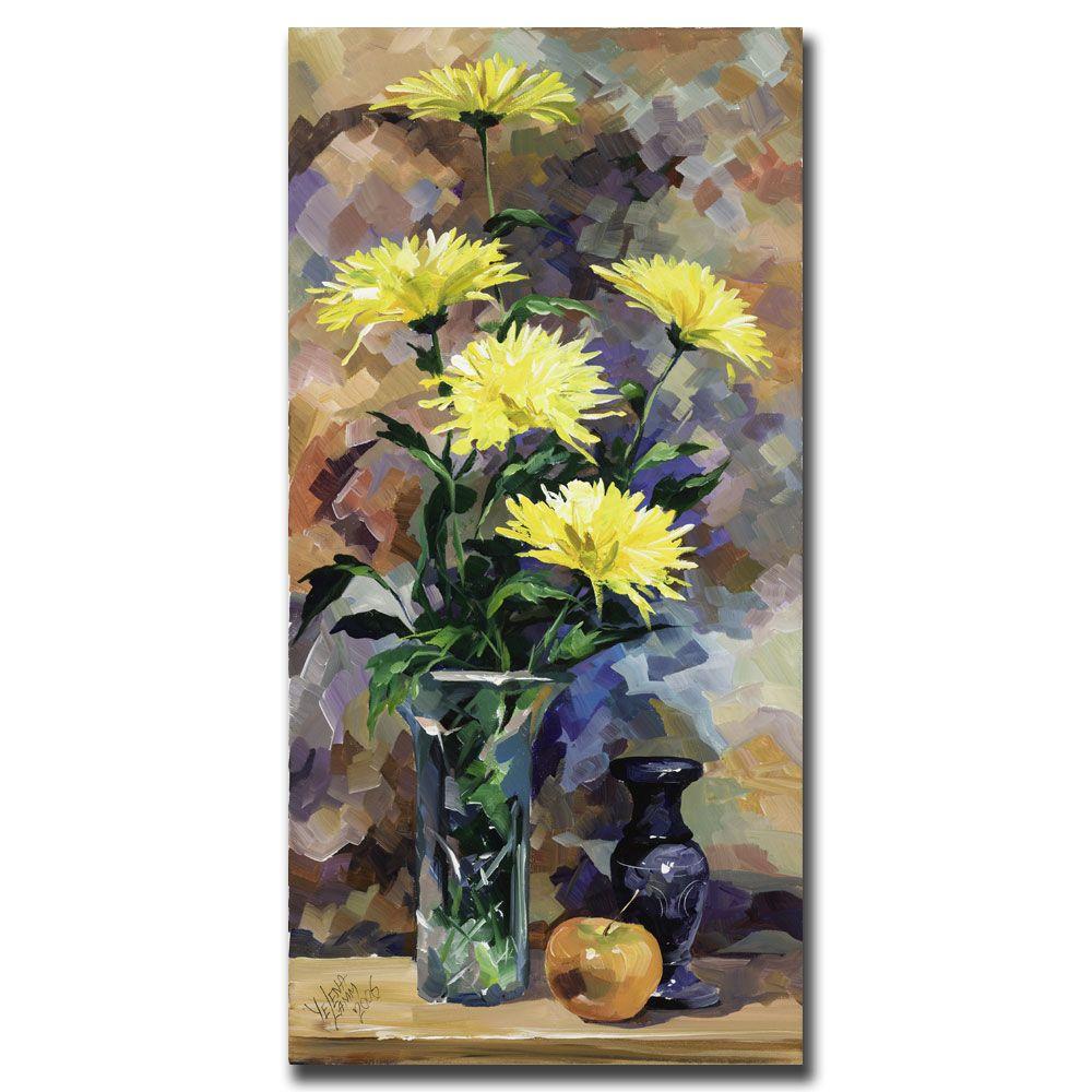 Trademark Global 12x24 inches "Still Life in Yellow" by Yelena Lamm