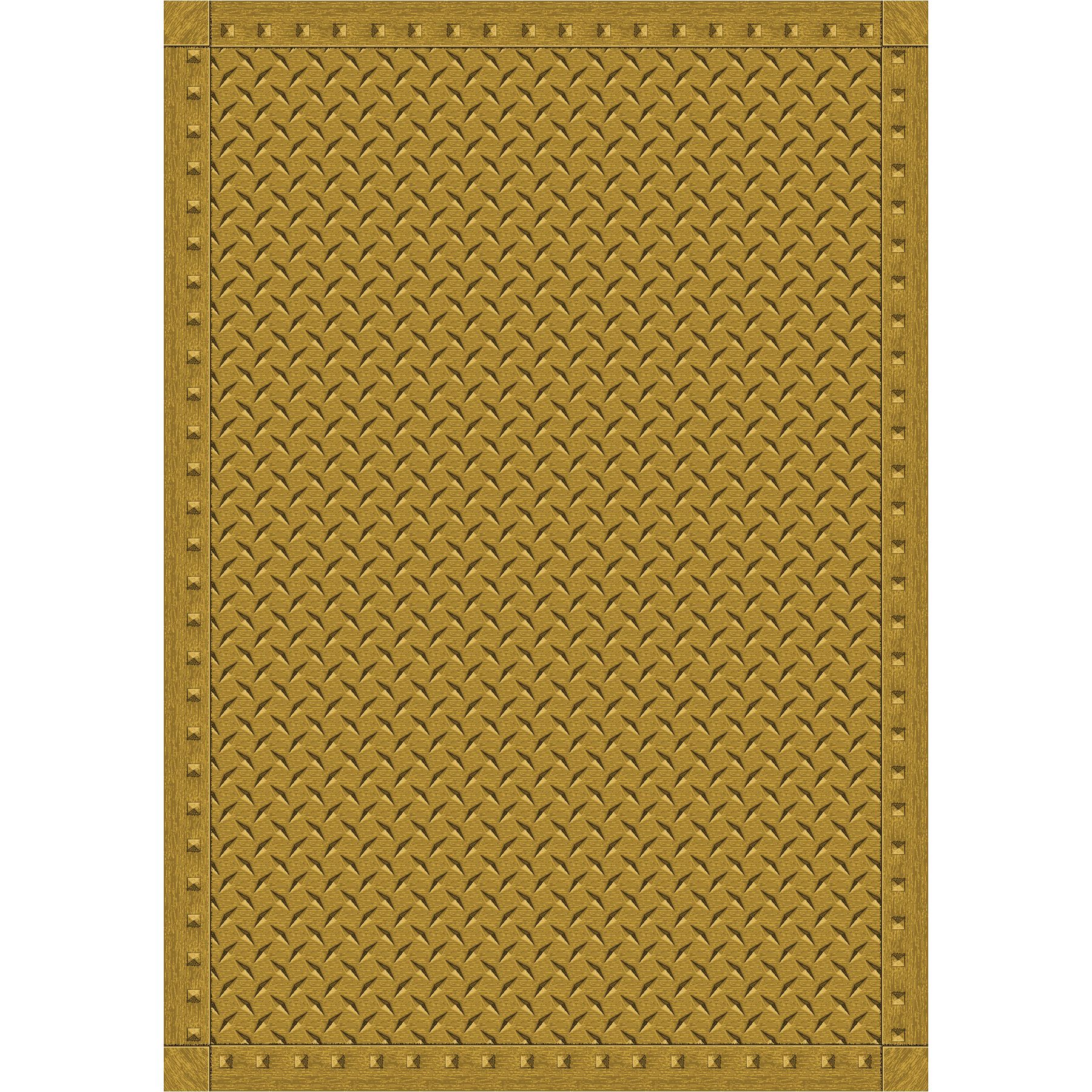 Joy Carpets Diamond Plate 5'4" x 7'8" Area Rug