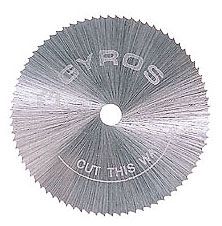 Gyros 81-11215/10 Saw Blades, Fine-Teeth 1-1/4" - Bulk 10 pcs. For Dremel Type Tools.