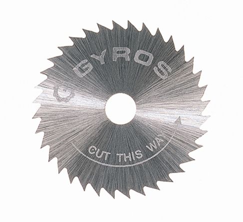 Gyros 81-20715/10 Saw Blades, Coarse-Teeth 3/4" Dia. - Bulk 10 pcs. For Dremel Type Tools.