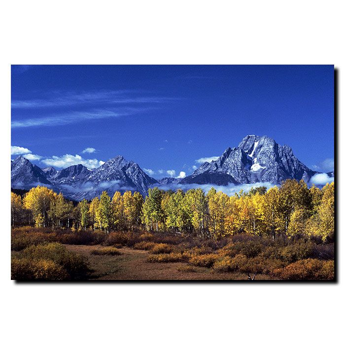 Trademark Global Kurt Shaffer 'Autumn Tetons' Canvas Art