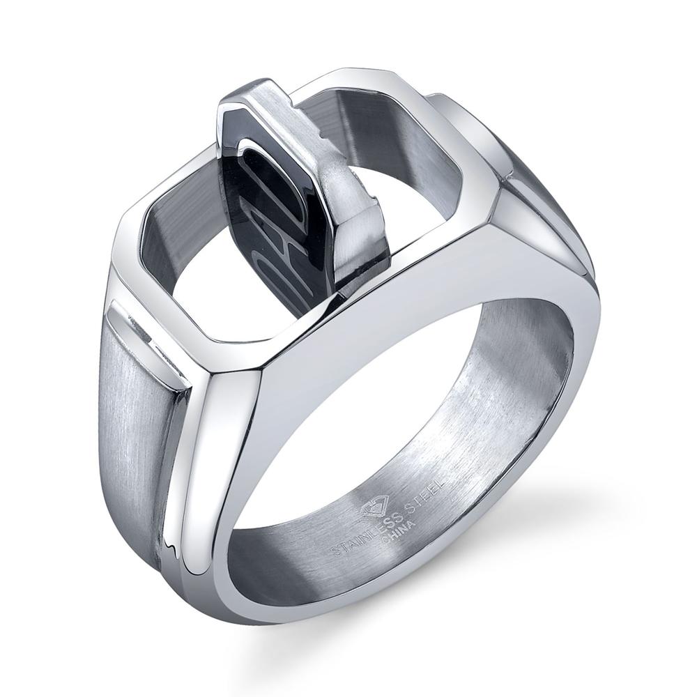 Men's Diamond Accent Flip Dad Ring