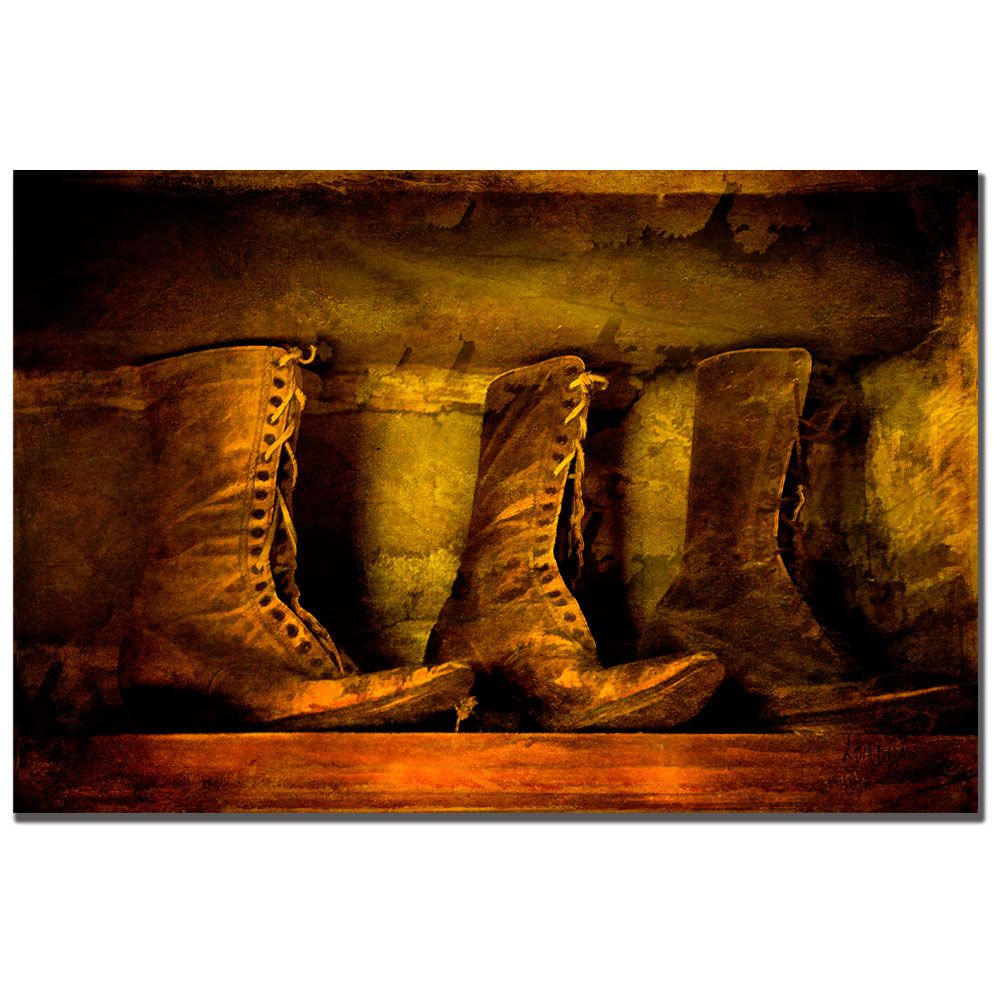 Trademark Global Lois Bryan 'Old Fashioned Boots' Canvas Art