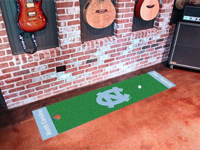 Fanmats UNC University of North Carolina - Chapel Hill 18'x72' Golf Putting Green Mat