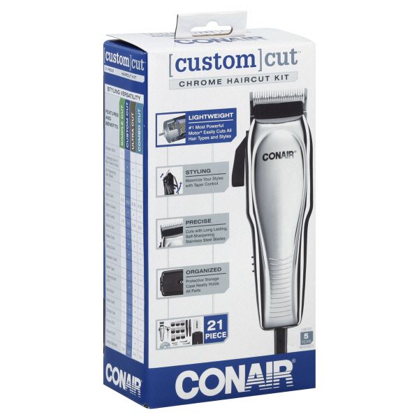 conair chrome home haircutting kit