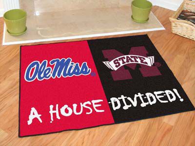 Fanmats University of Mississippi - Mississippi State All-Star (House Divided)