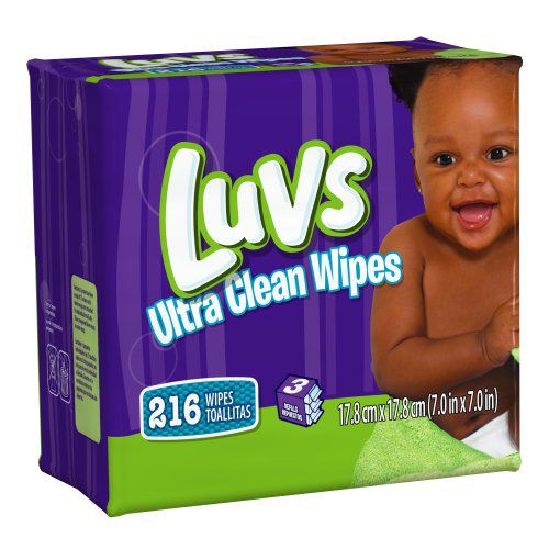 Luvs Ultra Clean Baby Wipes, 3X Refills, 216 wipes