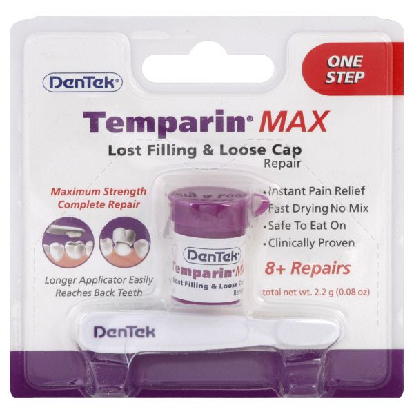 Temparin Max  Lost Filling & Loose Cap Repair, One Step  0.08 oz (2.2 g)