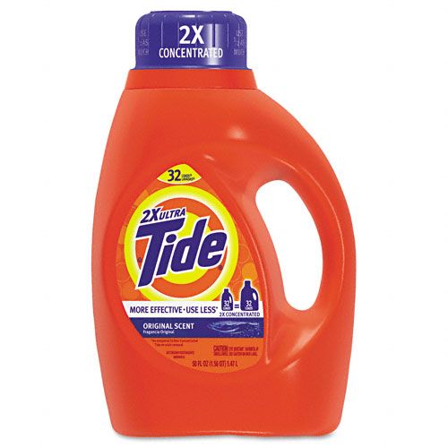 Procter & Gamble PGC13878CT Ultra Liquid Tide Laundry Detergent, 50 oz Bottle, 6 per carton