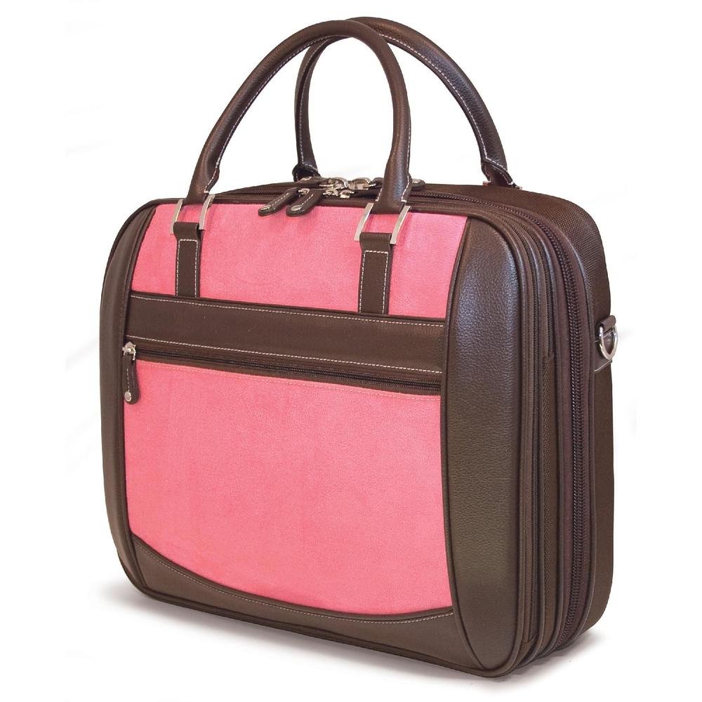 MobileEdge ScanFast Element CheckPoint Friendly Briefcase-Pink Suede