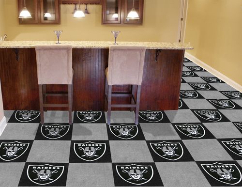 Fanmats Oakland Raiders Carpet Tiles