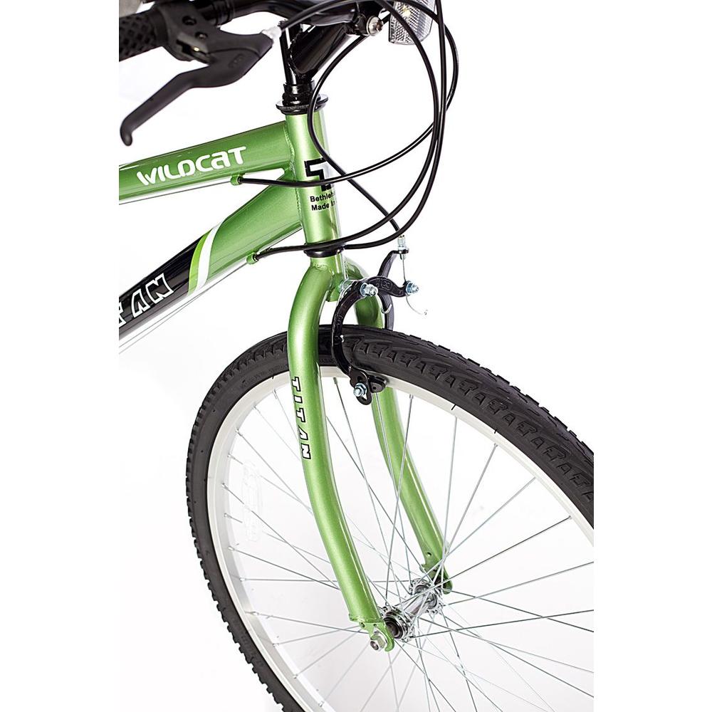 Titan 101-8315 Wildcat Women's 12-Speed Green/Black Mountain Bike