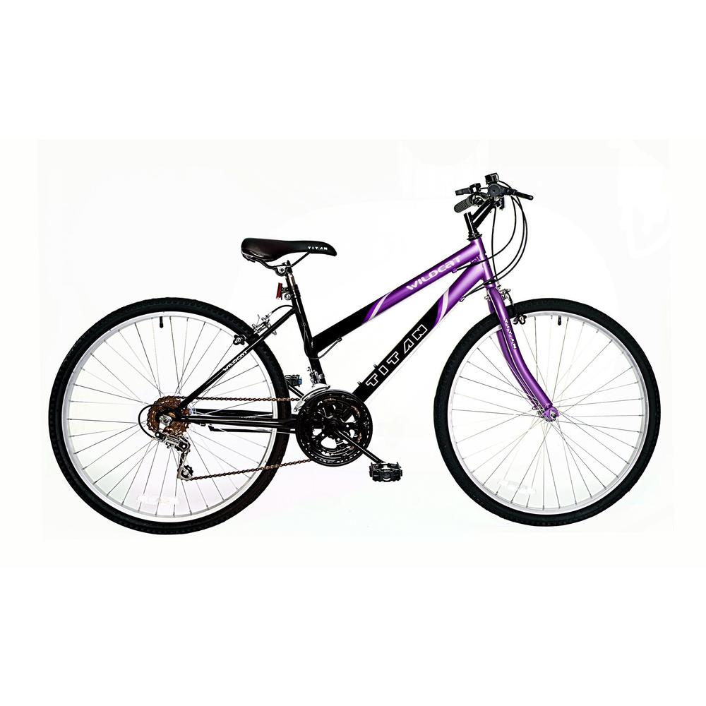 Titan Wildcat Ladies Mountain Bike Purple & Black