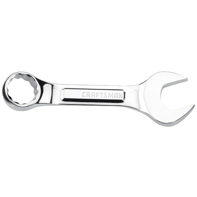 Craftsman 9mm Full Polish Stubby Wrench, 12 pt.   Combination