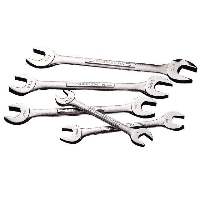 Craftsman 5 pc. Standard Open End Wrench Set