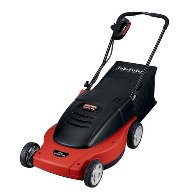 Craftsman 37051 12 Amp 19" Corded Electric Rear Bag Lawn Mower Shop