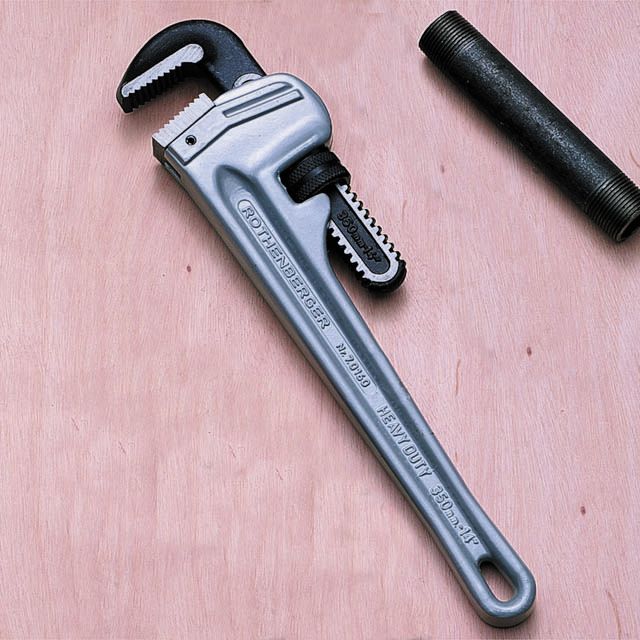 Rothenberger 24 in. Pipe Wrench, Aluminum Handle