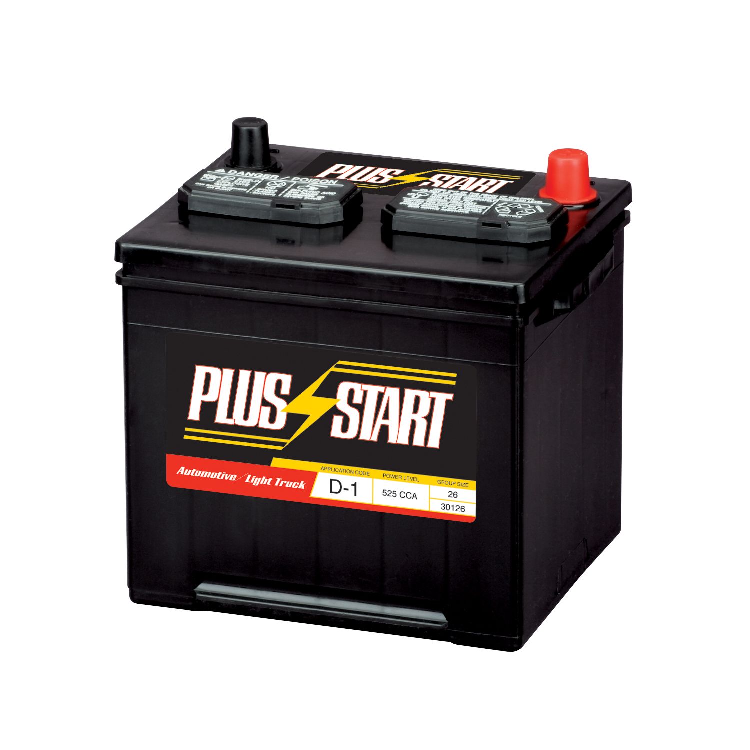 Plus Start Automotive Battery - Group Size 26 (Price with exchange)