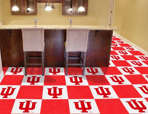 Fanmats Indiana University Collegiate Carpet Tiles