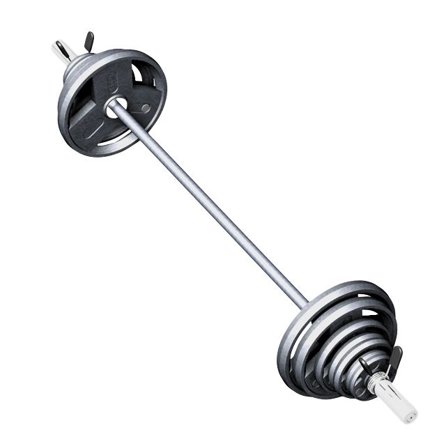 Weider Olympic Hammertone 210 Lb Weight Set