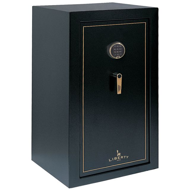 Liberty Safes 12.0 cu. ft. Personal Safe, Black with Gold Pinstripe
