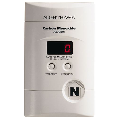 Nighthawk Digital Carbon Monoxide Detector, Plug-In