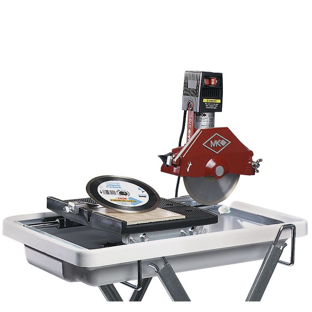 MK Diamond - MK-370/SC - 1-1/4 hp 7" Tile Saw with Blade and Stand (MK