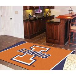 Fanmats Sports Licensing Solutions, LLC Illinois 5'x8' Rug