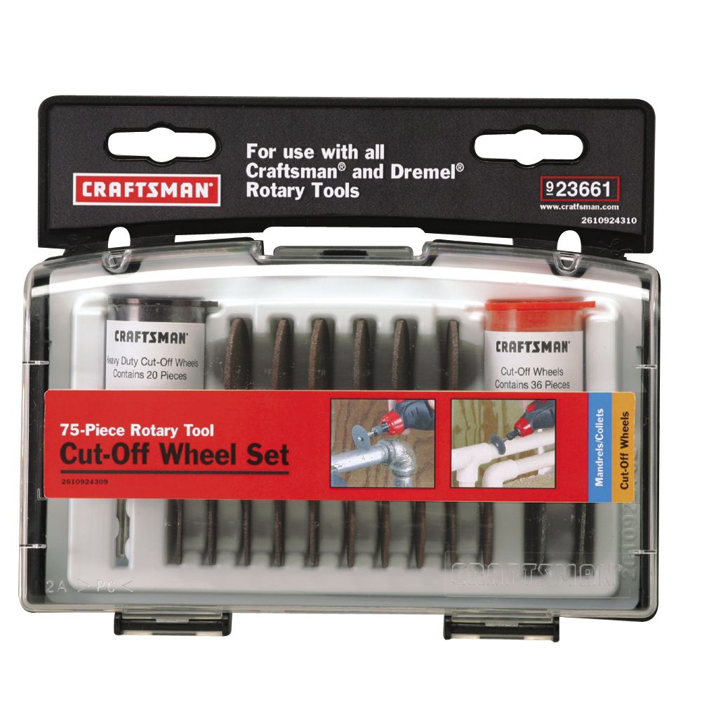 Craftsman 75 pc. Cut-Off Wheel Set