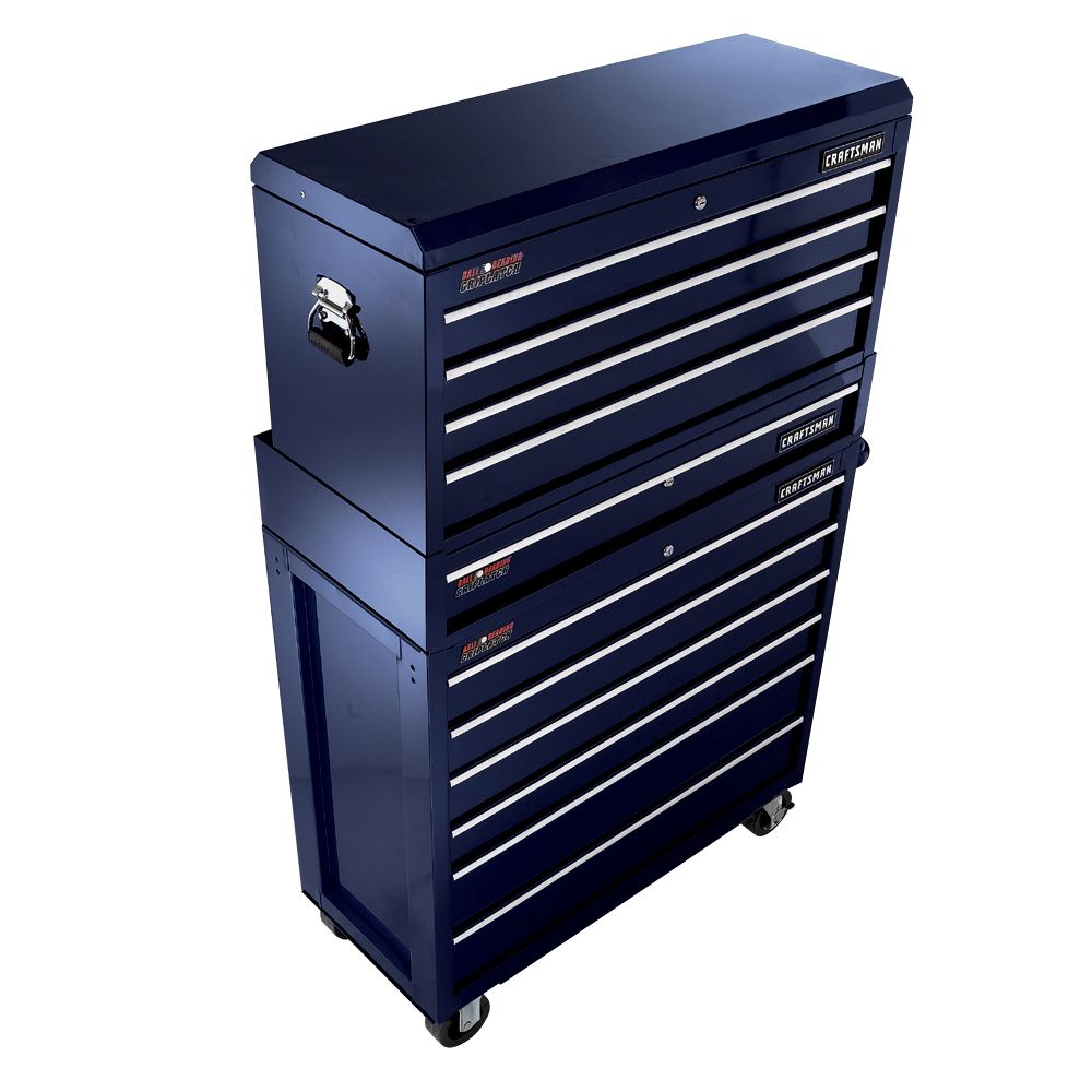Craftsman 40" 1Drawer BallBearing Intermediate Tool Chest Midnight Blue