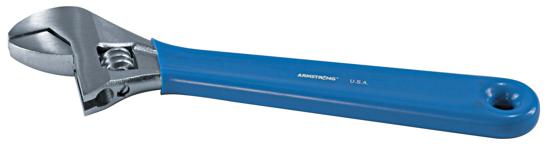 Armstrong 8 in. Adjustable Wrench with Cushion Grip Handle