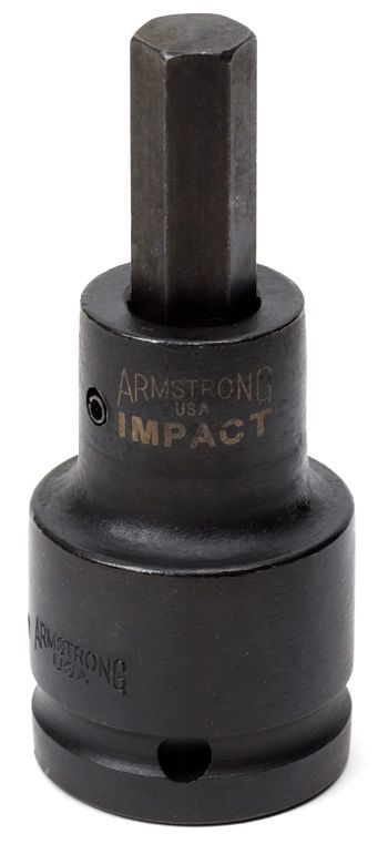 Armstrong 3/4 in. Drive 19mm Impact Hex Bit Socket