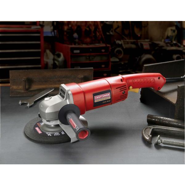 Craftsman 26438 13 Amp 8 000 Rpm Corded 7 Angle Grinder Sears