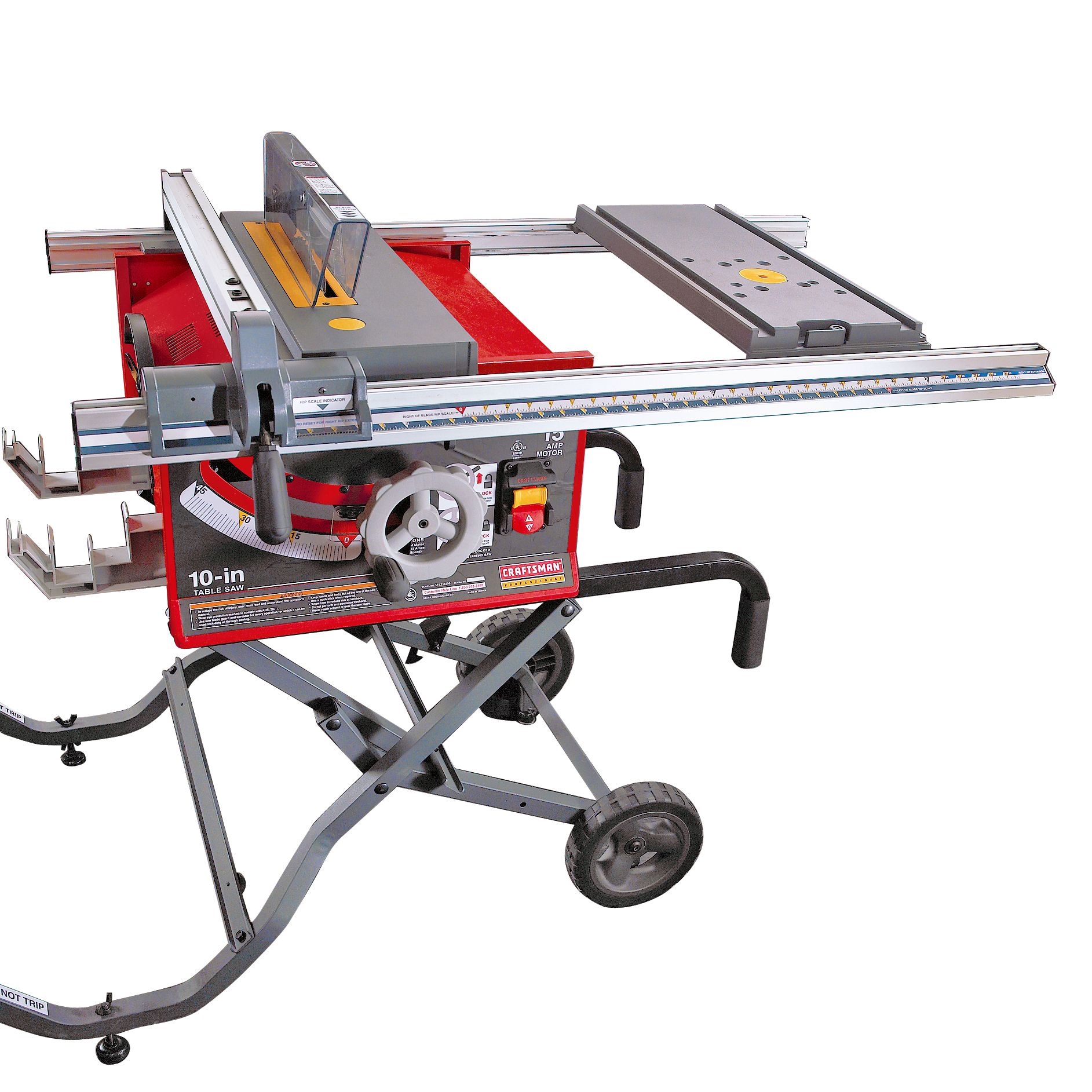 Craftsman 21829 15 Amp 10 Portable Table Saw Sears Outlet