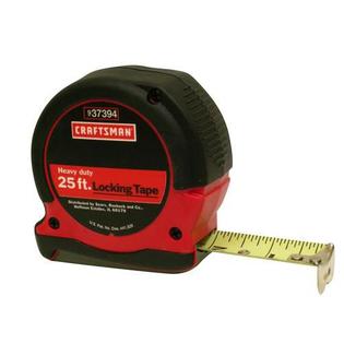 craftsman tape measuring ft steel lock bottom sears