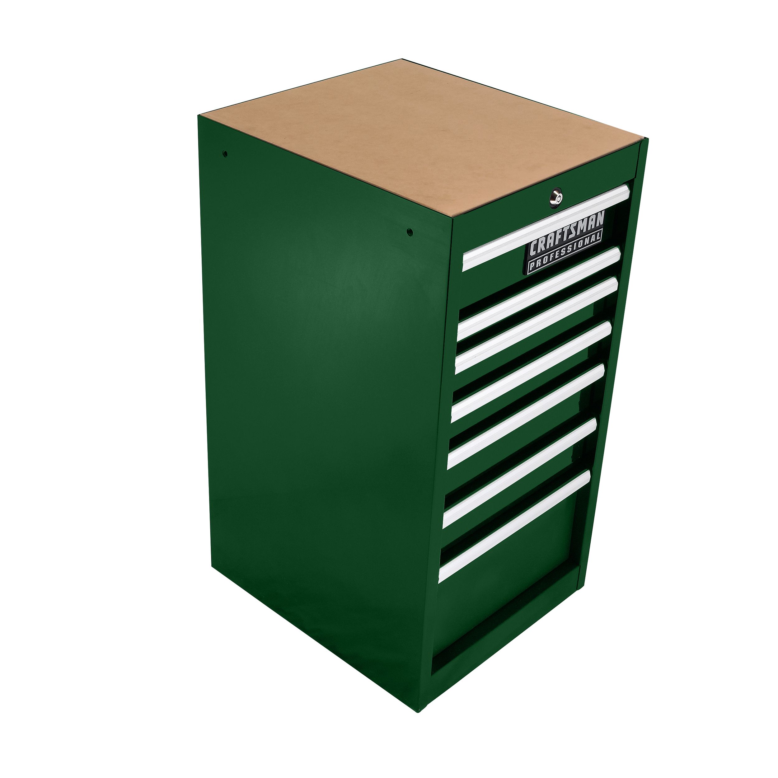 Craftsman Professional 18 In 7 Drawer Side Cabinet Forest Green