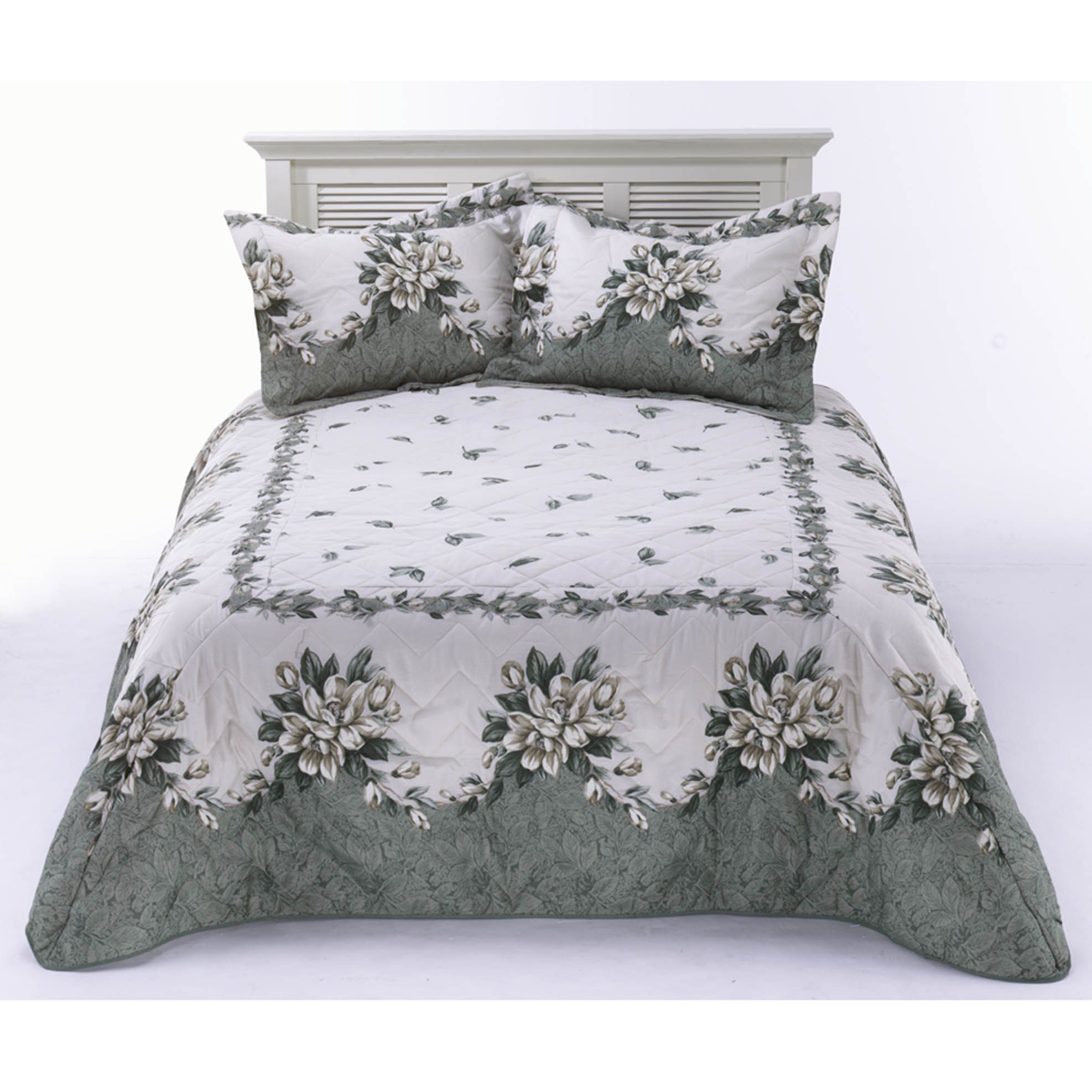 Colormate Magnolia Bedspread Set