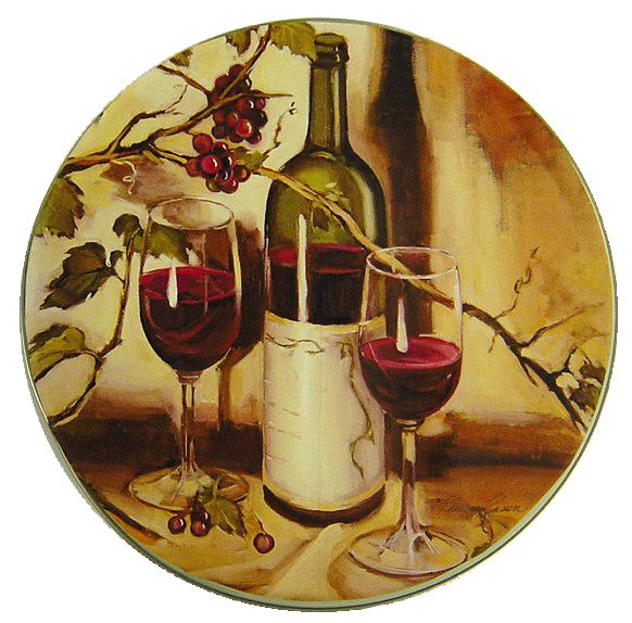 Range Kleen Set of 4 Burner Kovers with Ripe From The Vine Design-5000 Range Kleen Set of 4 Burner Kovers with Ripe From The Vine Design-5000