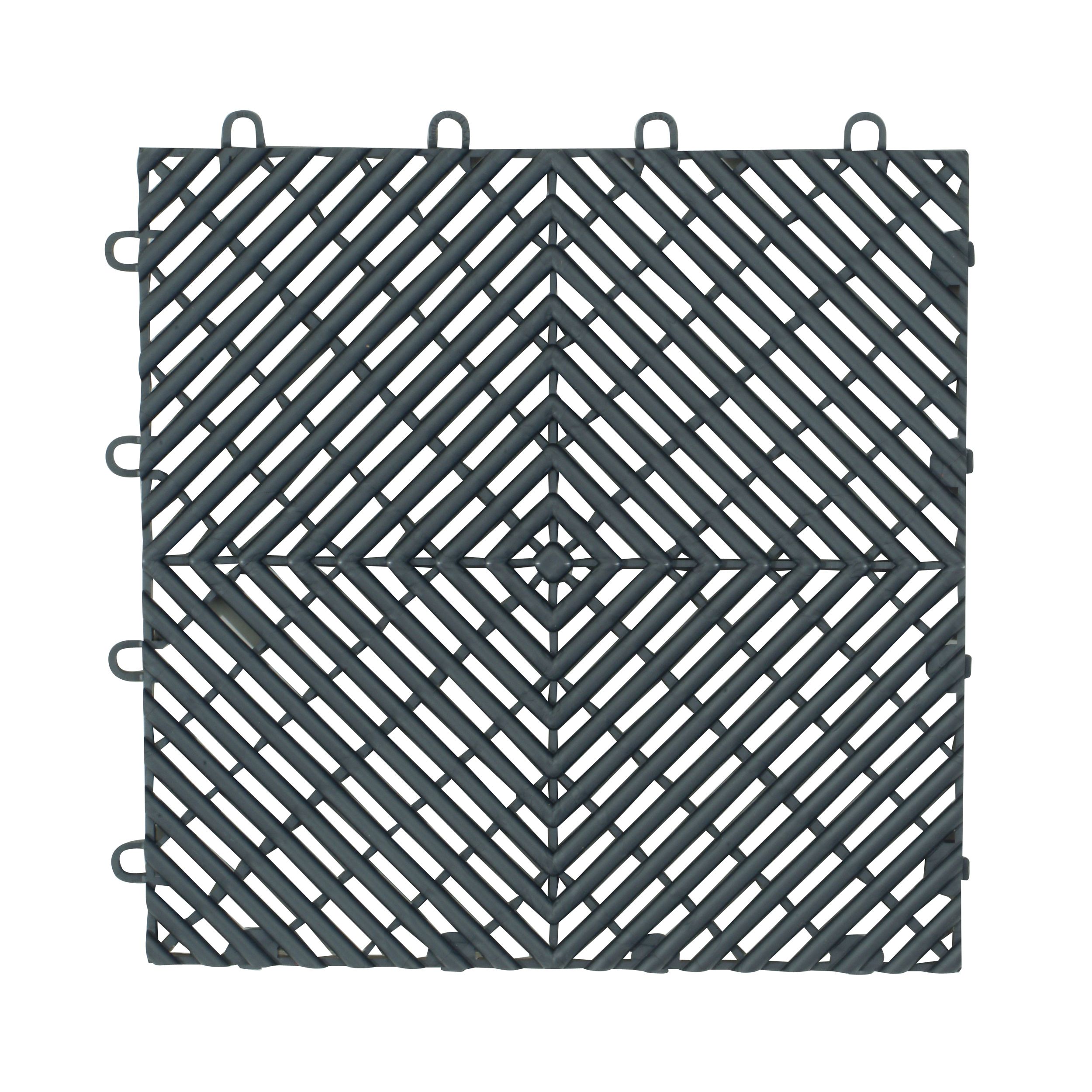 Gladiator 4 Pack Charcoal Garage Floor Drain Tile