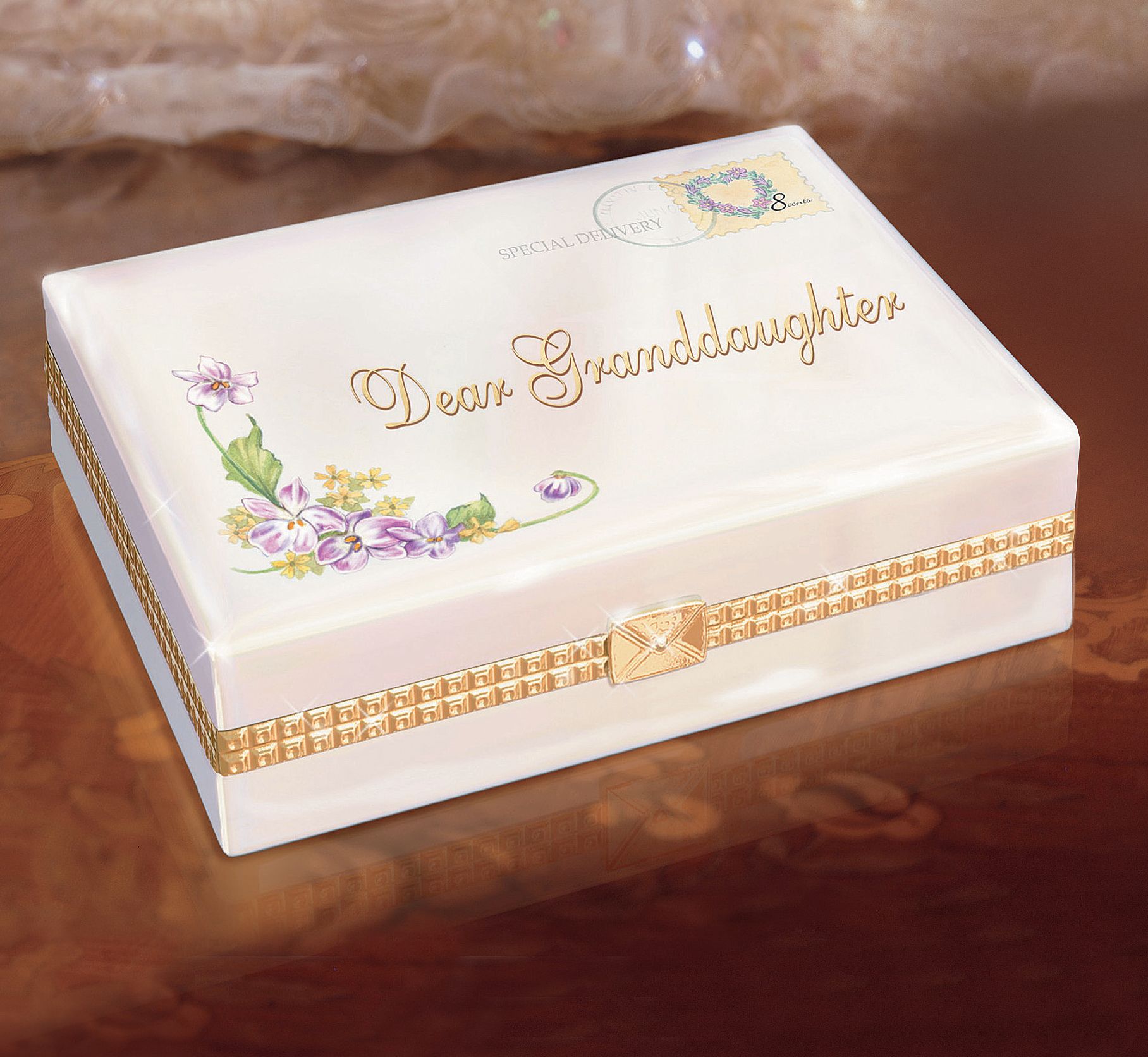 Collectors Edition Granddaughter Porcelain&reg; Music Box