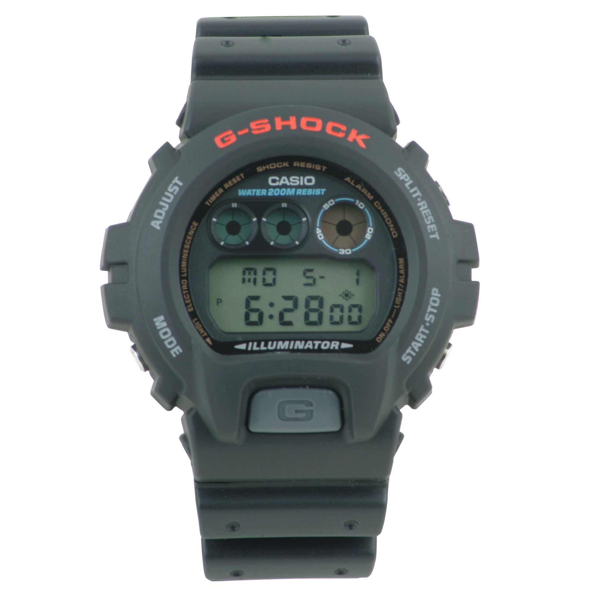 Casio Mens  G-Shock Stopwatch countdown Timer 200M Water Resistant