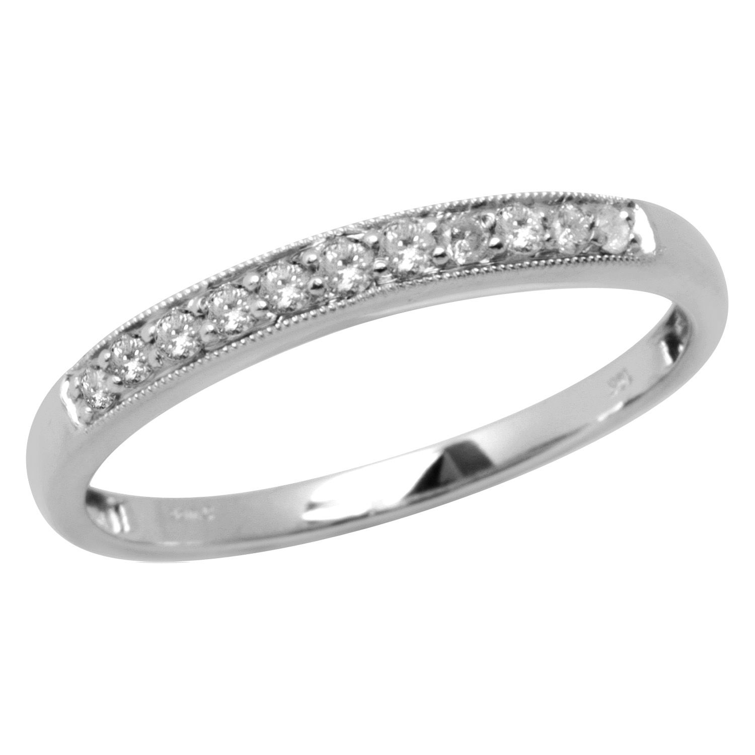 1/5 cttw Diamond Stackable Ring_in Size 7