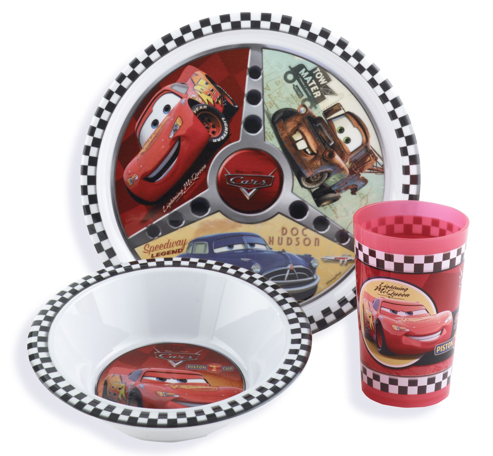 Cars 3-Piece Boxed Dinnerware Set