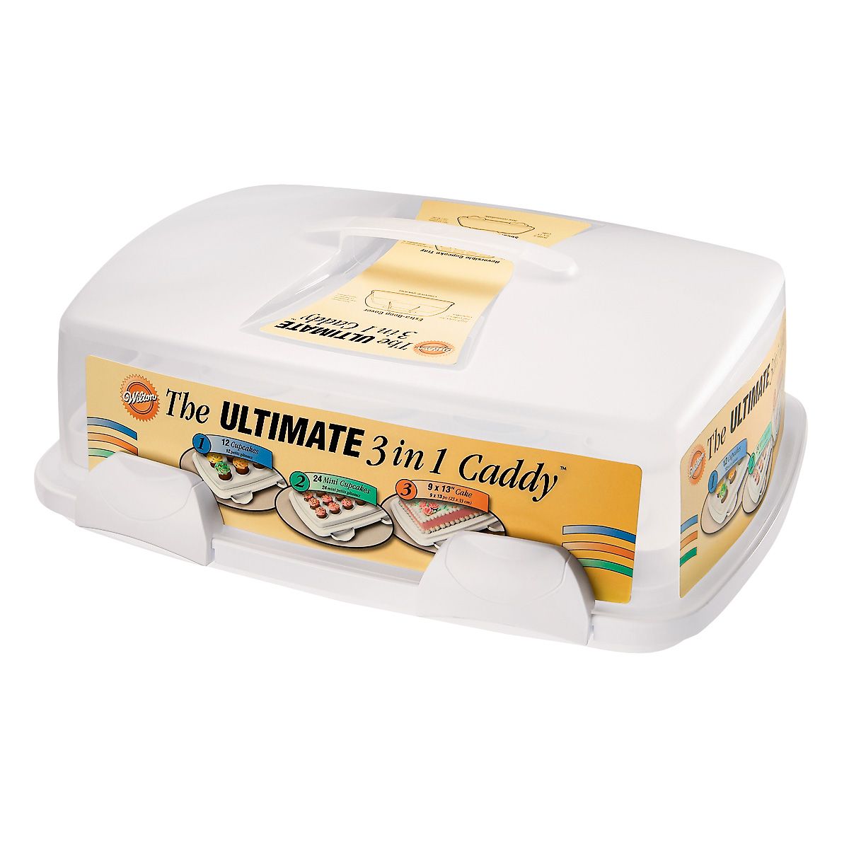 Wilton Ultimate 3-In-1 Caddy, White-2105-9958 Wilton Ultimate 3-In-1 Caddy, White-2105-9958