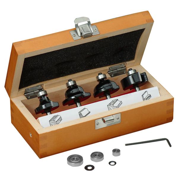 Craftsman Cr 32124 4 Pc Decorative Edge Router Bit Set Sears