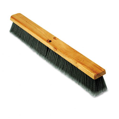 Proline Brush BWK20424 Floor Push Broom Brush Head, Hardwood, 24" Wide